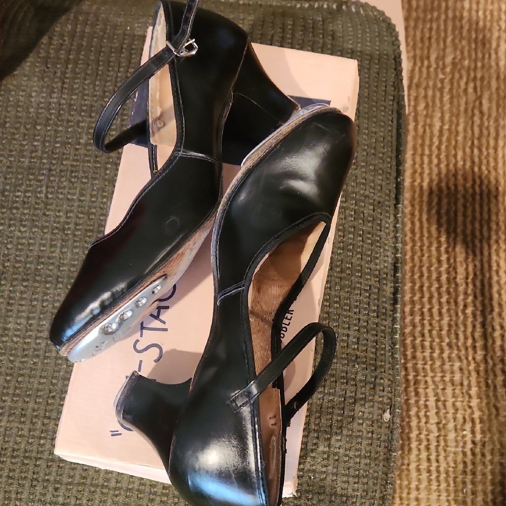 Capezio black Master Tap Shoes Women's Size 7M - Picture 5 of 7